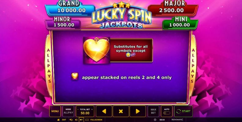 Lucky Spin Jackpots :: Wild Symbols Rules