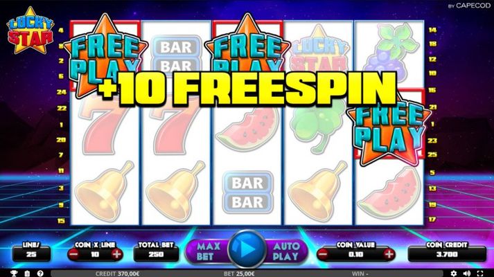 10 Free Spins Awarded