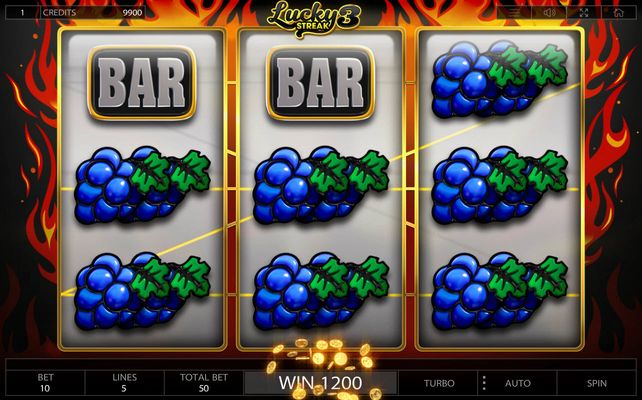 Lucky Streak 3 :: Multiple winning paylines
