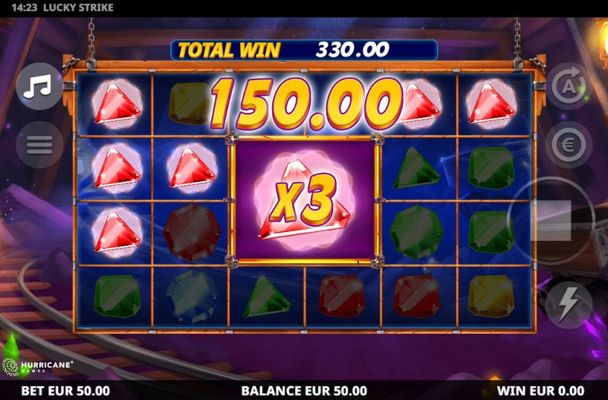Lucky Strike :: A six of a kind win