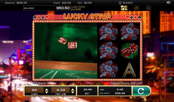 Lucky Strip :: Super Stacks feature triggered