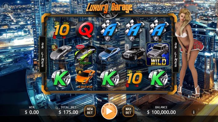 Luxury Garage :: Main Game Board