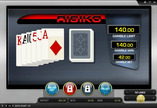 Red or Black Gamble feature