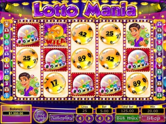 Three or more Bonus symbols symbols on an active payline triggers the Lucky Draw bonus game