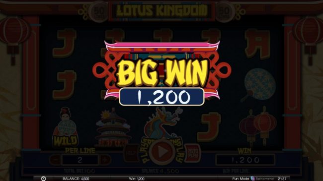 1200 coin big win
