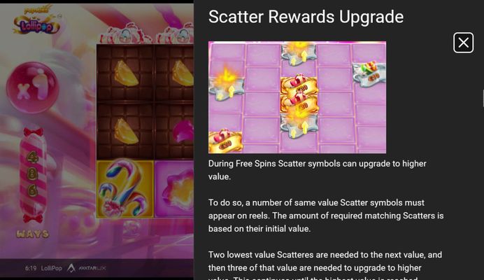Scatter Rewards Upgrade