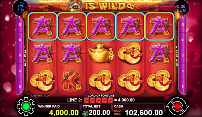 Five of a kind win