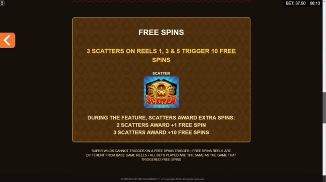 Free Spins Rules