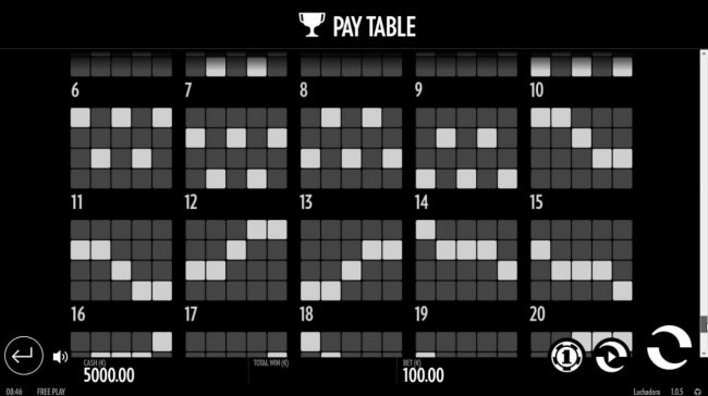 Payline Diagrams 11-20