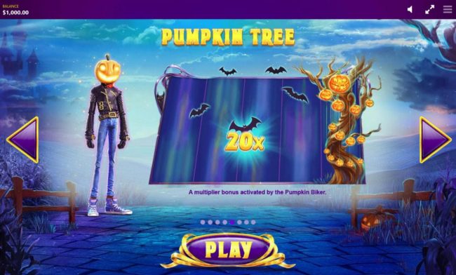 Pumpkin Tree - A multiplier bonus activated by the Pumpkin Rider.
