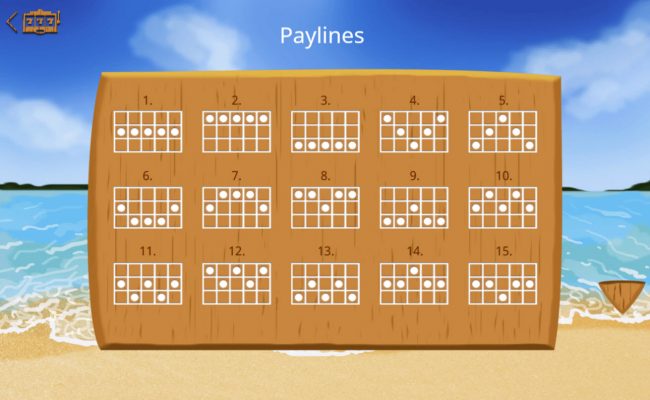 Paylines 1-15