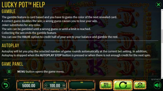 Gamble Feature Rules