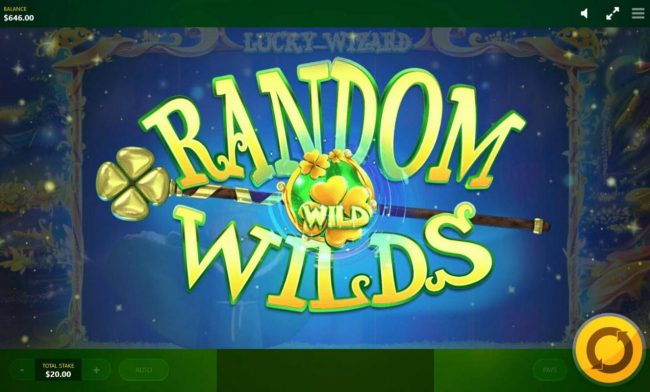Player is awarded Random Wilds feature.