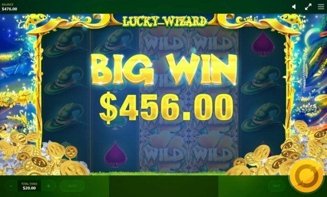 Lucky Swap feature pays player a 456.00 jackpot award.