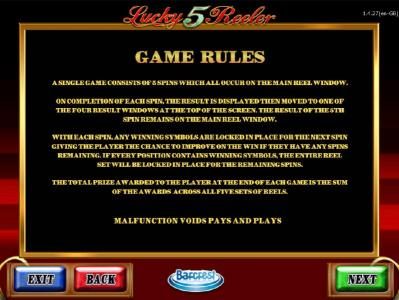 General Game Rules