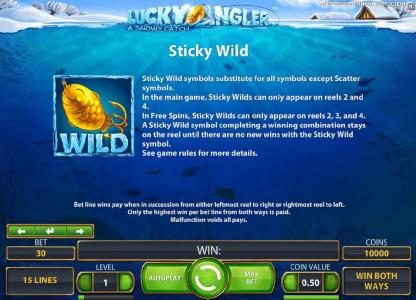 sticky wild rules