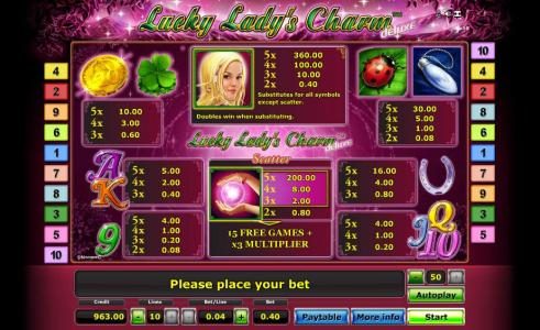 slot game symbols paytable