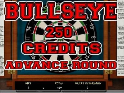 bullseye 250 credits awarded