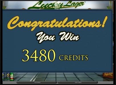 3480 credit bonus feature payout