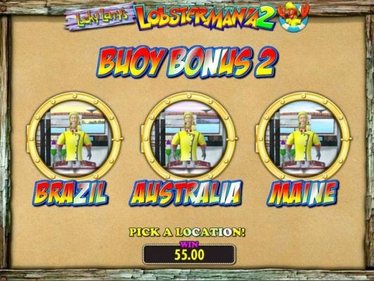 Bouy Bonus 2 - Select Brazil, Australia or Maine