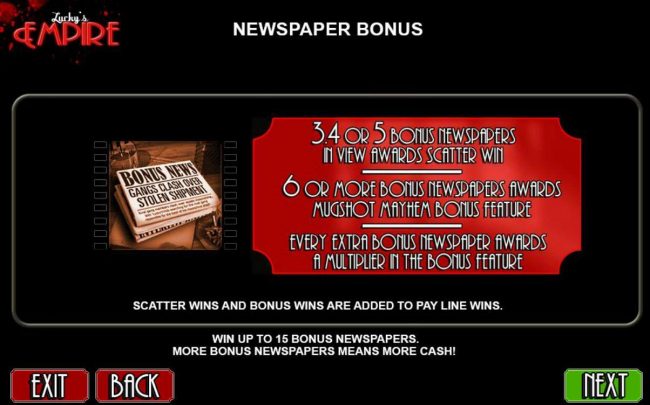 Newspaper Bonus Rules