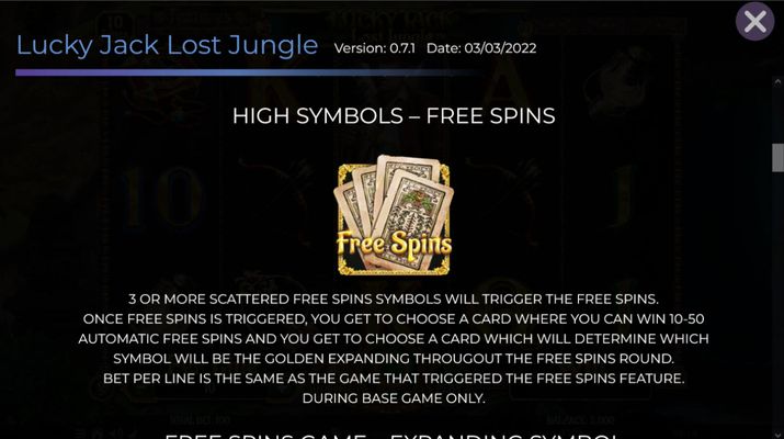 Free Spin Feature Rules