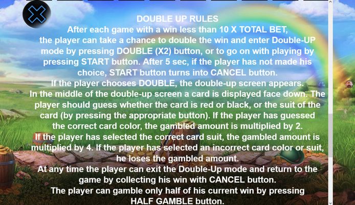 Double Up Rules