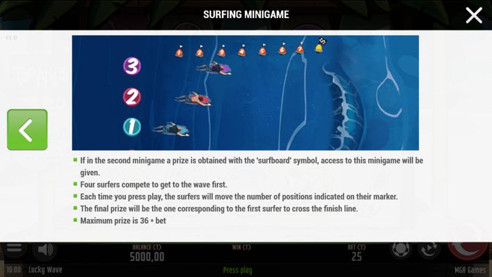 Surfing Mini Game