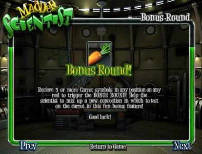 bonus round rules