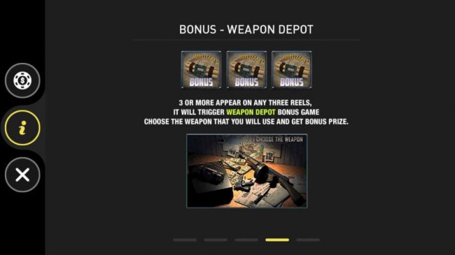 Weapon Depot Bonus Rules