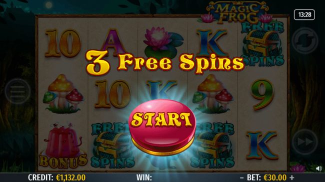 Scatter win triggers the free spins feature