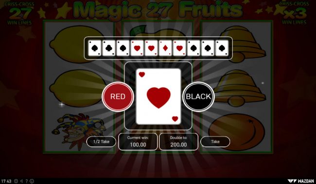 Red or Black Gamble feature