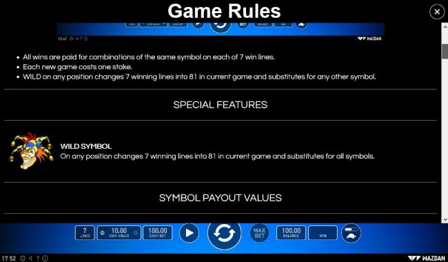 General Game Rules