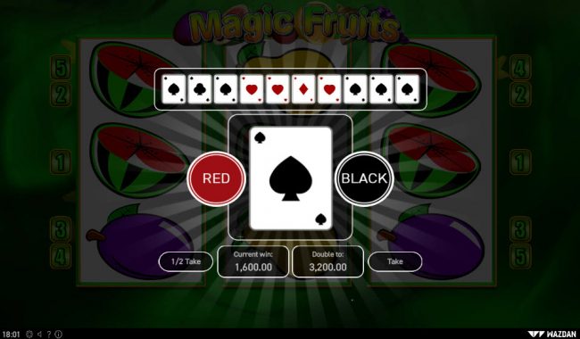 Red or Black Gamble feature