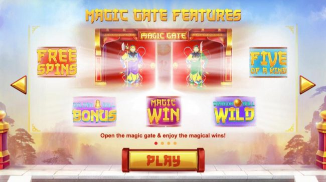 Game features include: Free Spins, Golden Bell Bonus, Magic Win, Dragon Ball Wild and Five of a Kind.