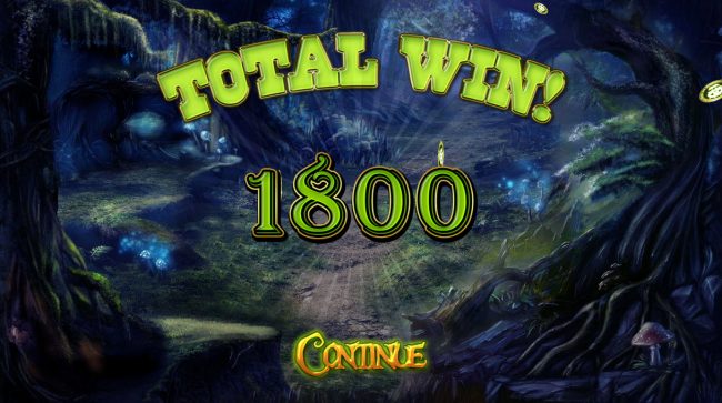 Total Bonus Win 1800 coins
