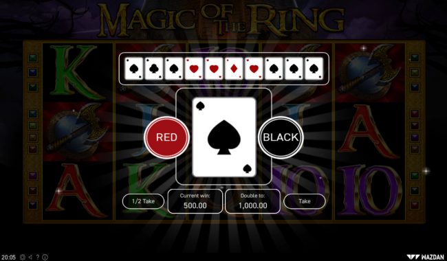 Red or Black Gamble feature