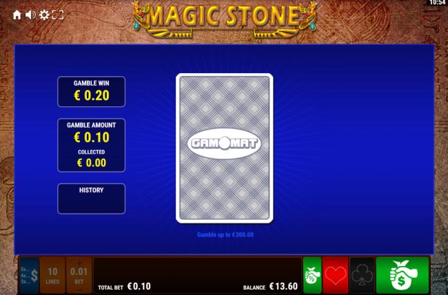 Card Gamble Feature Game Board