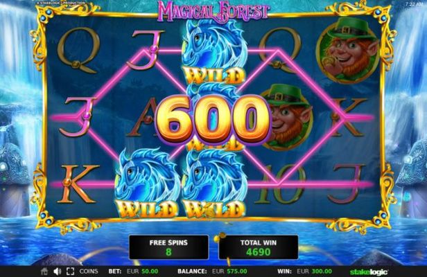Multiple winning paylines triggers a big win
