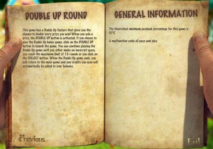 double up round rules and general information