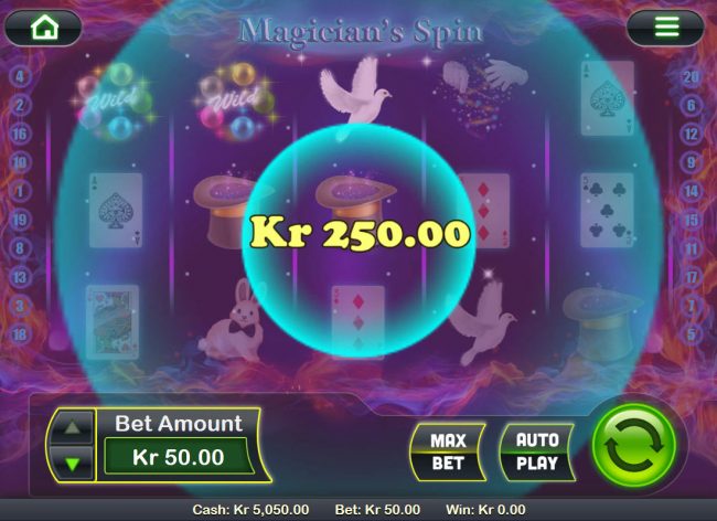 Multiple winning paylines
