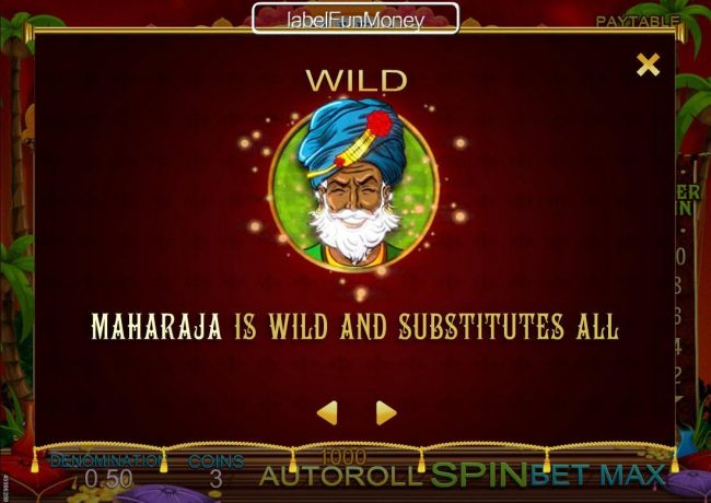 Maharaja is wild and substitutes for all