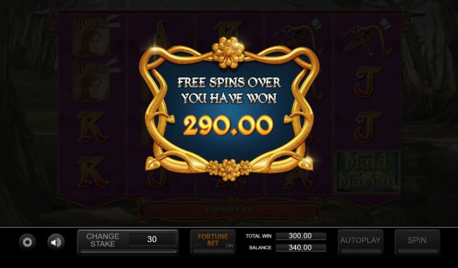 Total Free Spins Payout