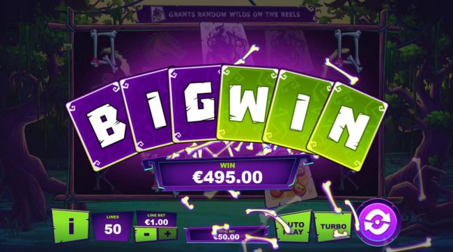 A 495 coin big win awarded