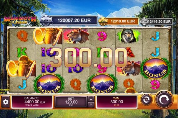 Scatter win triggers the free spins feature