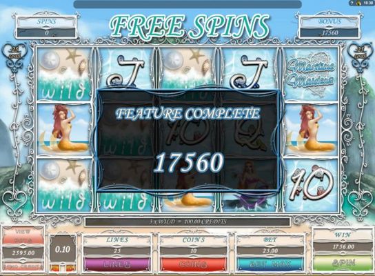 Total Free Spins Payout