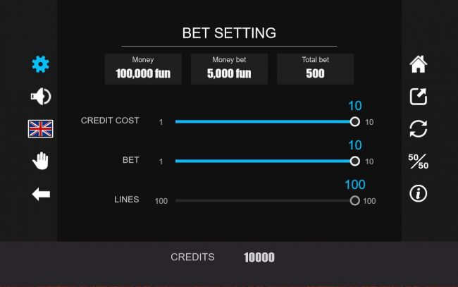 Betting Settings