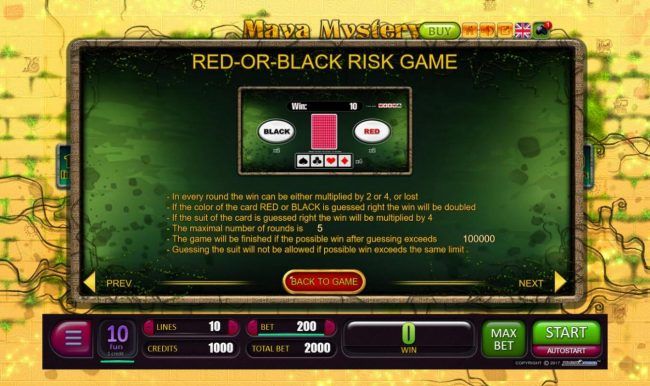 Red-Or-Black Risk Game Rules