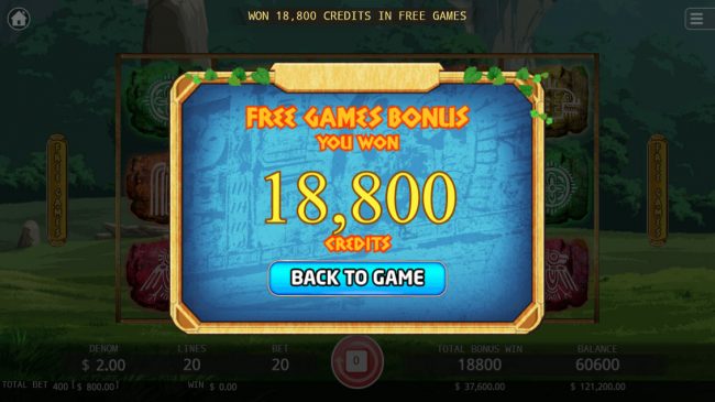 Total Free Spins Payout