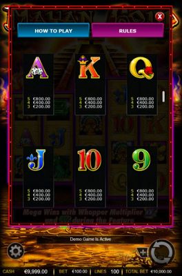 Free Spins - Low Value Symbols